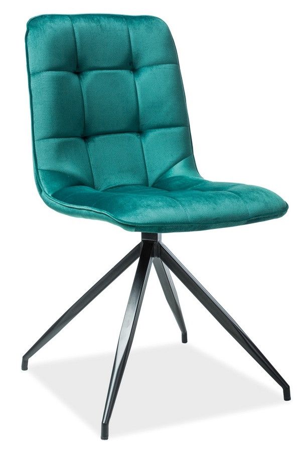 Casarredo Jídelní čalouněná židle TEXO zelená - ATAN Nábytek
