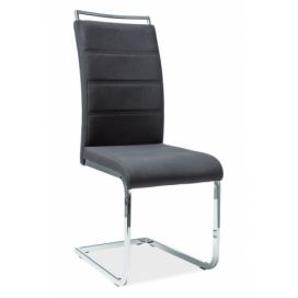 Casarredo Jídelní čalouněná židle H-441 černá látka
