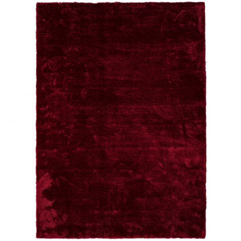 Tmavě červený koberec Universal Unic Liso Rojo, 65 x 120 cm - Bonami.cz