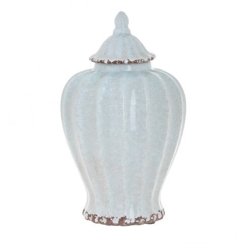 Bílá keramická váza InArt Antique, výška 24 cm - Bonami.cz