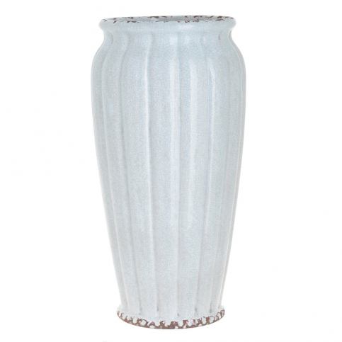 Bílá keramická váza InArt Antique, výška 26 cm - Bonami.cz