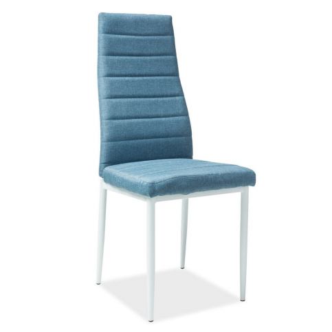 Casarredo Jídelní čalouněná židle H-266 modrá - ATAN Nábytek