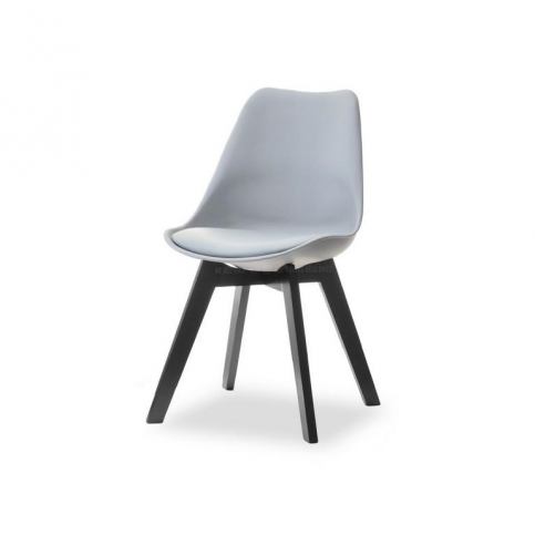 design4life Jídelní židle SILAS LEGNA šedá-černá - Design4life