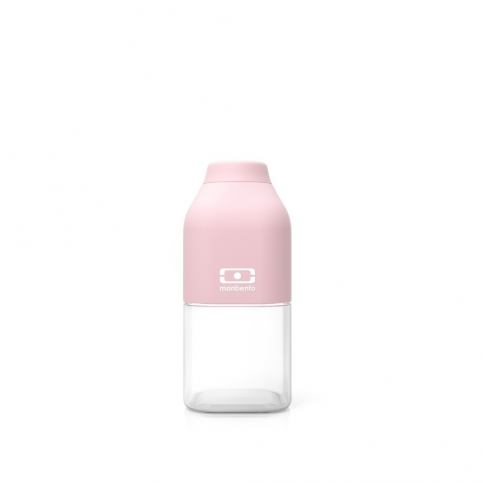 Světle růžová lahev na vodu Monbento Positive, 300 ml - Bonami.cz