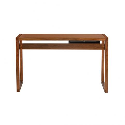 Pracovní stůl z ořechového dřeva We47 Renfrew, 126 x 55 cm - Bonami.cz