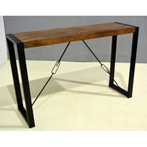 Konzolový stůl z recyklovaného mangového dřeva BARVA MANGO B - Old spice  3105B - Lakšmi - Indický Nábytek.cz