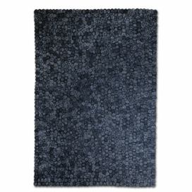 Ručně vyráběný koberec The Rug Republic Fossil Charcoal, 160 x 230 cm