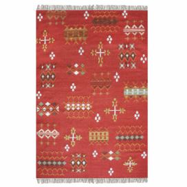 Ručně vyráběný koberec The Rug Republic Huron Red, 160 x 230 cm Bonami.cz
