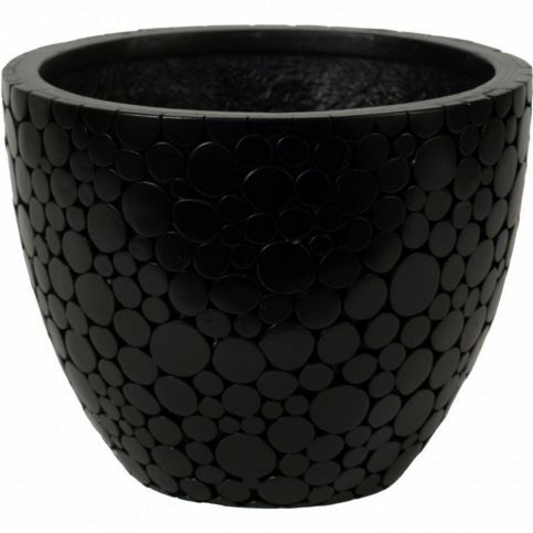 Váza s povrchem z dřevěných špalíčků, 25 x 18 cm, 25 x 18 cm - Favi.cz