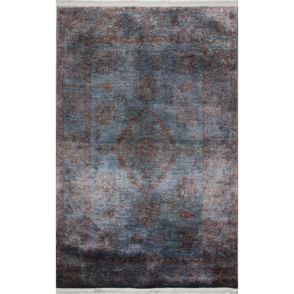 Modrošedý koberec Eco Rugs Diane, 120 x 180 cm - Bonami.cz