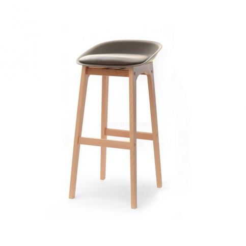 design4life Barová židlička REGOLA světle hnědá-buk - Design4life