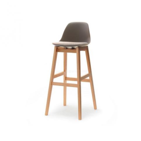 design4life Barová židlička LEMON hnědá-buk - Design4life