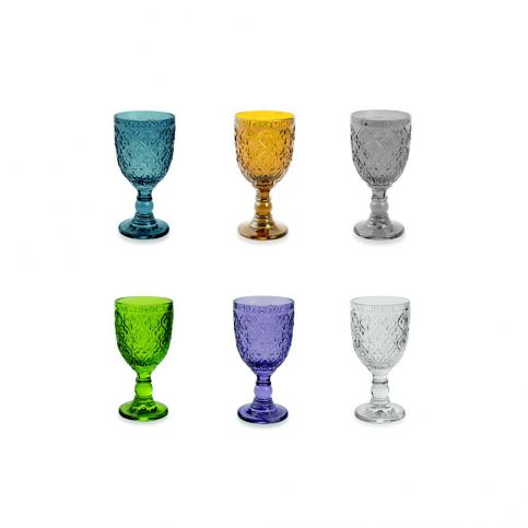 Sada 6 barevných skleněných pohárů Villa d\'Este Marrakech, 280 ml - Bonami.cz