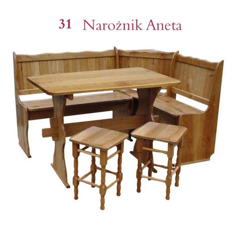 Rohová lavice ANETA 110 x 150 cm - DAKA nábytek