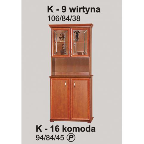 AB Vitrína KOMODO K9/K16 výprodej - DAKA nábytek