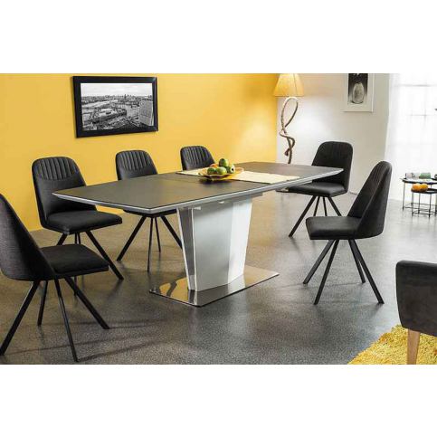 Komplet - stůl lazzio + 6 židlí milton - Nabytek-Bogart.cz