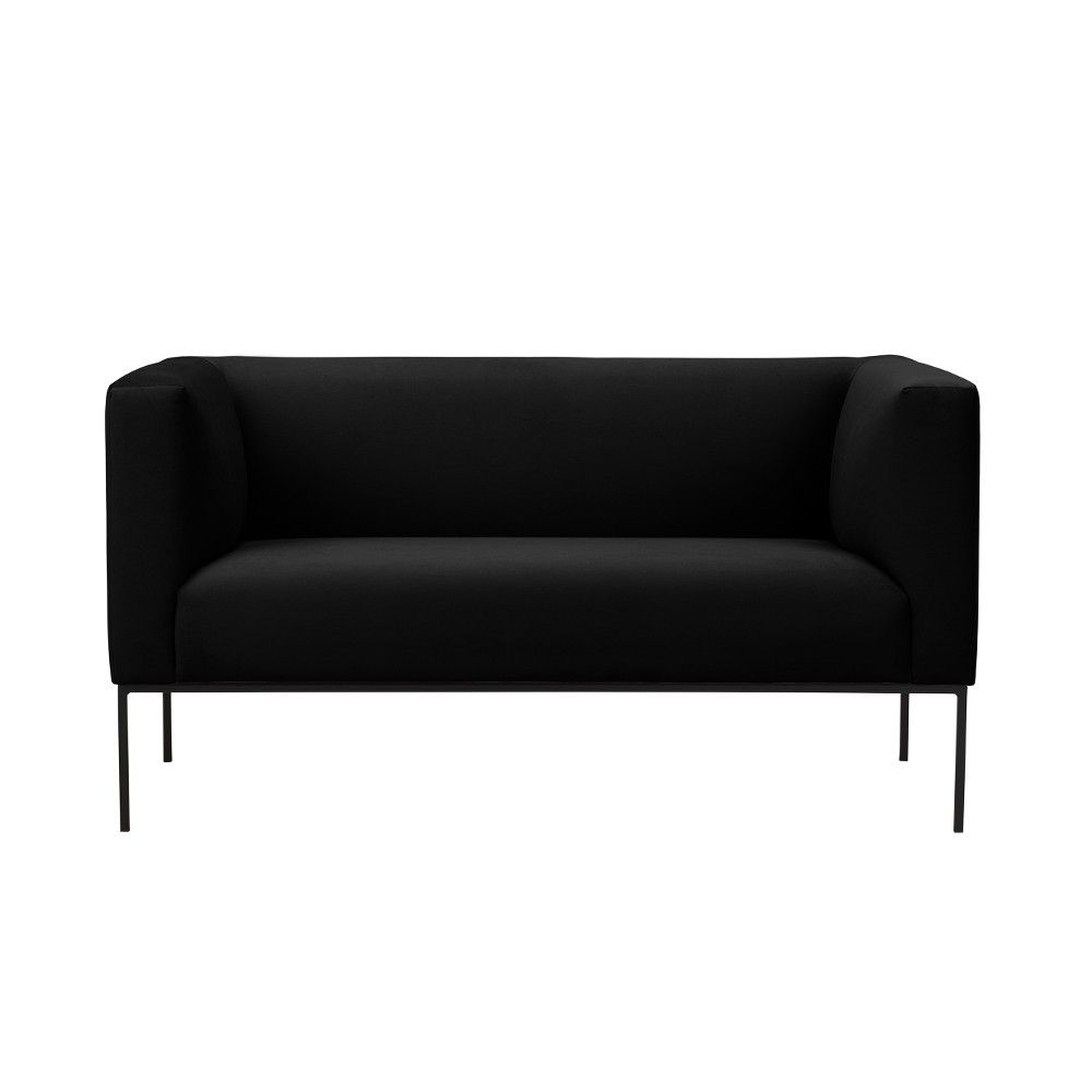 Černá pohovka Windsor & Co Sofas Neptune, 145 cm - Bonami.cz