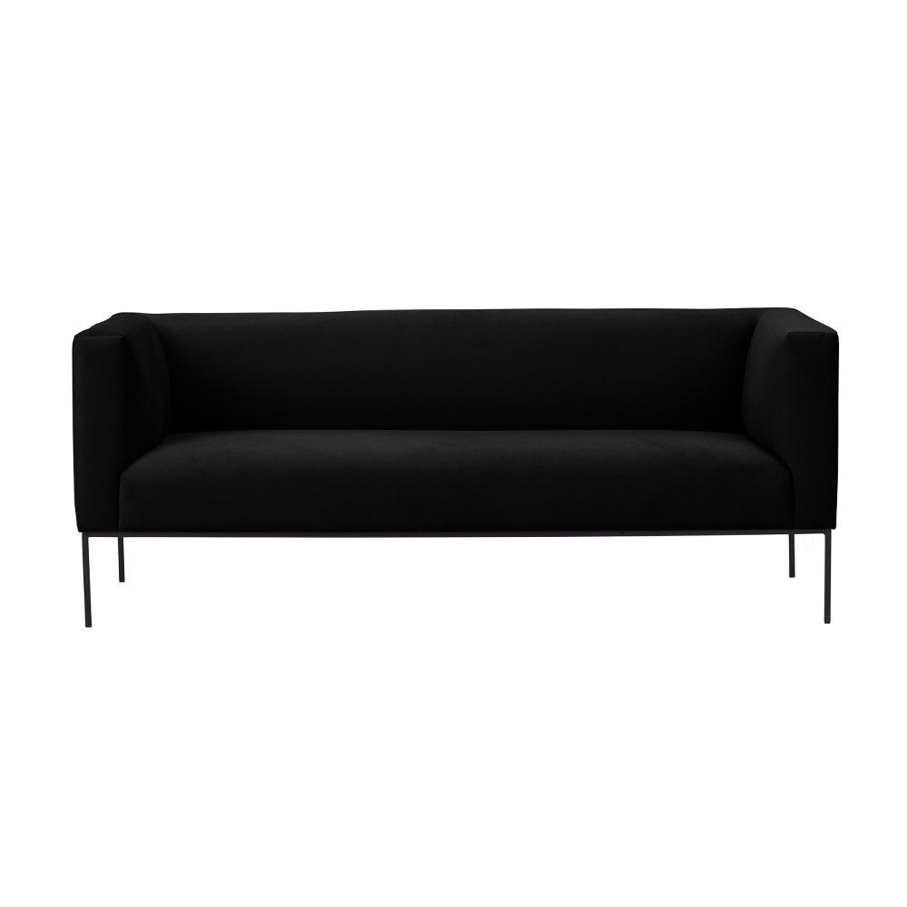 Černá pohovka Windsor & Co Sofas Neptune, 195 cm - Bonami.cz