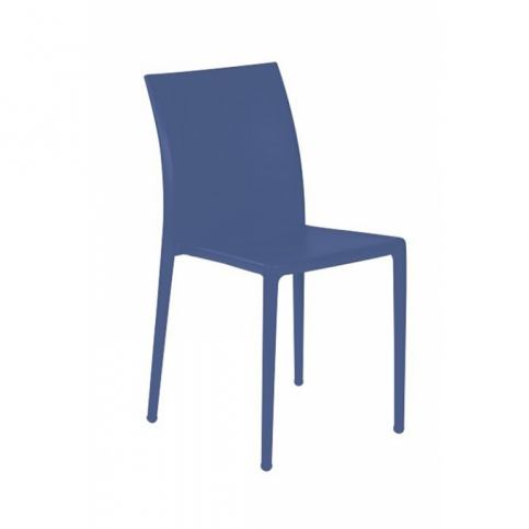Zahradní židle Mony, plast, modrá MON2212200 Garden Project - Designovynabytek.cz