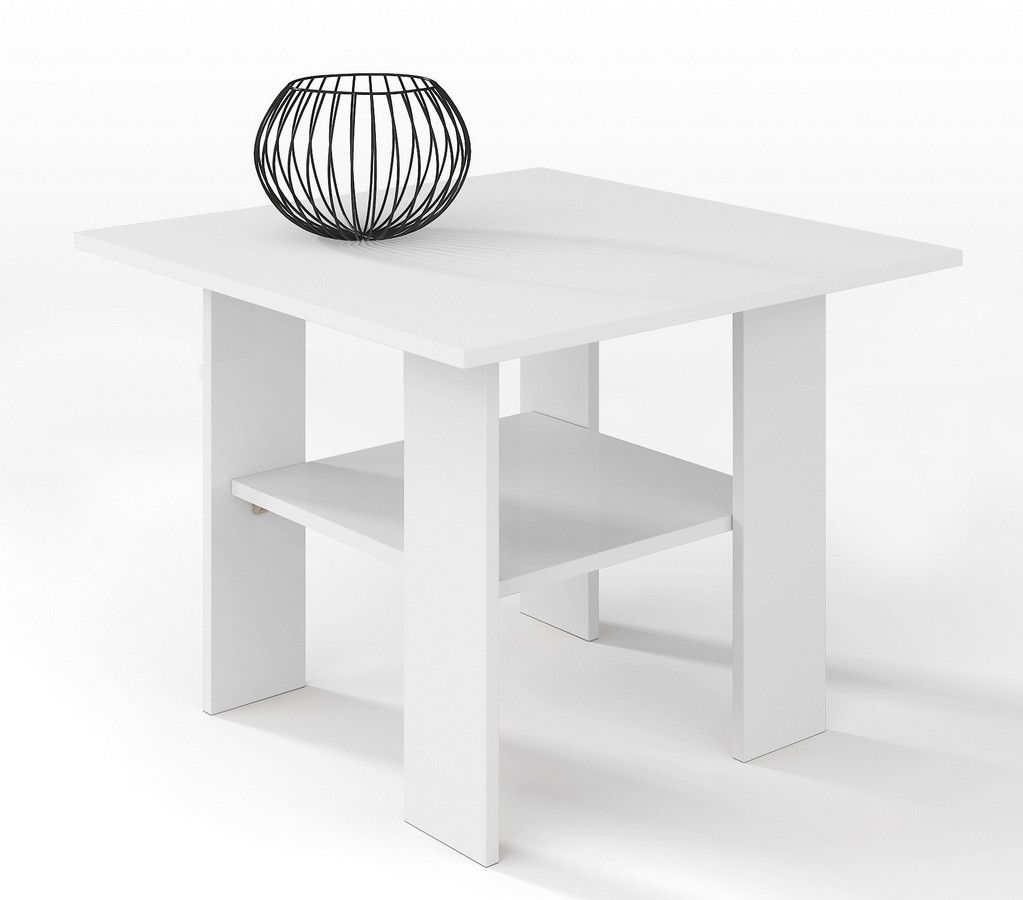 Casarredo Konferenční stolek AGA H50 bílá - ATAN Nábytek