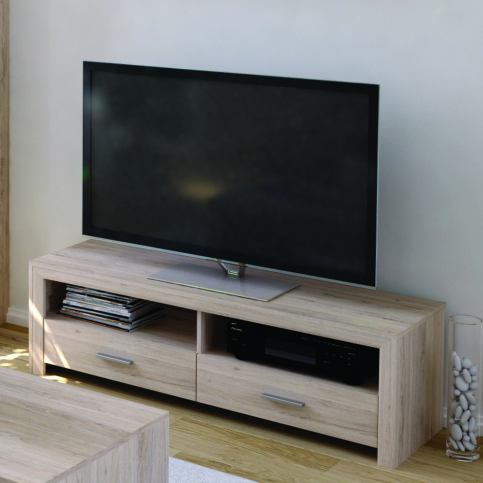 Televizní stolek s dvěma šuplíky Java - Nábytek aldo - NE