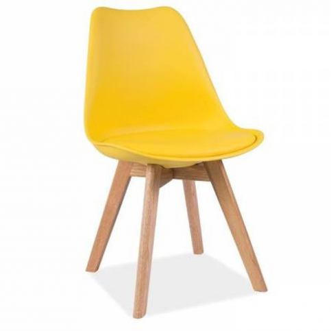 Žlutá židle loomi.design - Bonami.cz