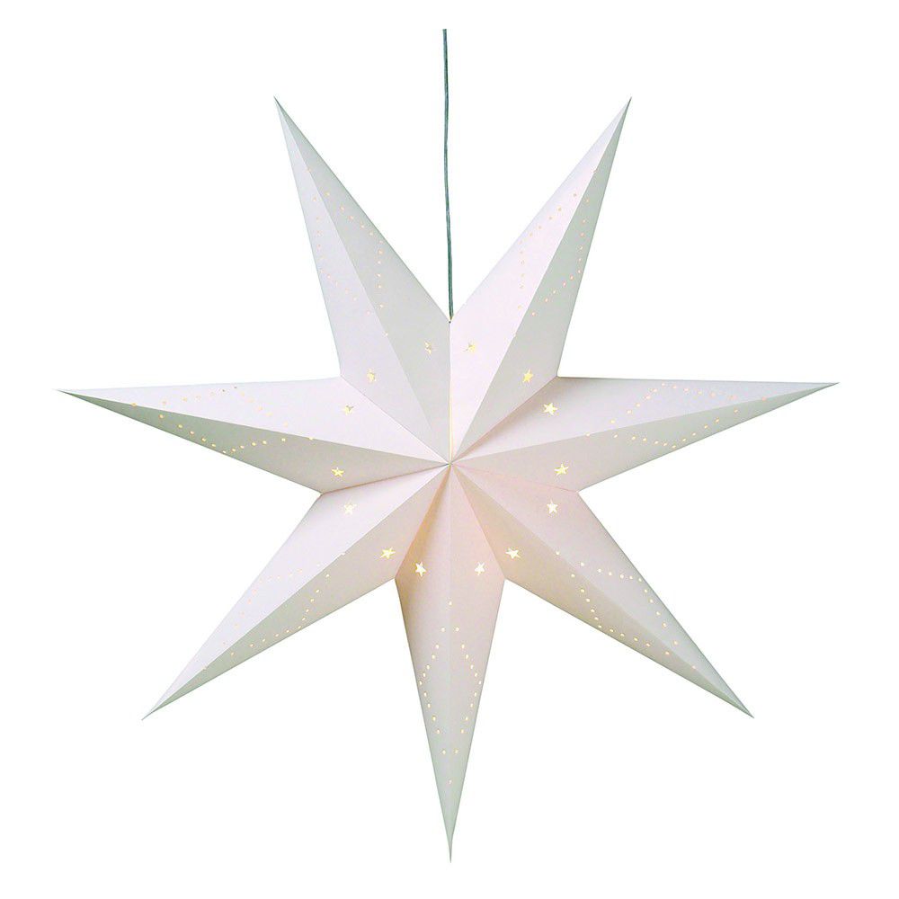 Bílý závěsná světelená dekorace Markslöjd Saturnus, ø 100 cm - Bonami.cz