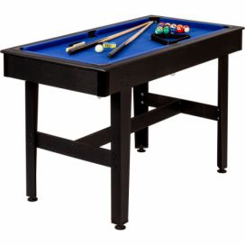   GamesPlanet® Kulečníkový stůl pool biliard 4 ft, modrý\r\n
