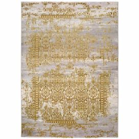 Šedo-zlatý koberec Universal Arabela Gold, 120 x 170 cm