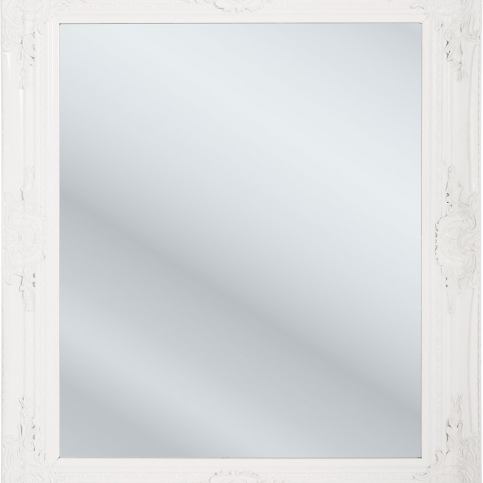 Zrcadlo Barock Shining - bílé, 74×64 - KARE