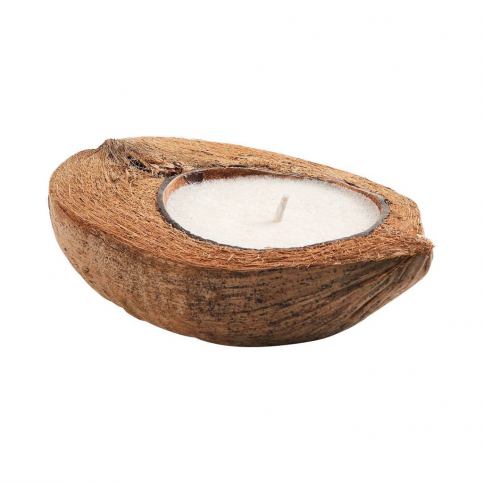 COCO JAMBO Svíčka v kokosovém ořechu - bílá - Butlers.cz