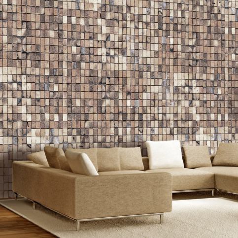 Velkoformátová tapeta Artgeist Brick Mosaic, 280 x 400 cm - Bonami.cz