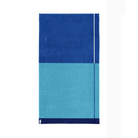 Modrá bavlněná osuška Seahorse Block, 180 x 100 cm - Bonami.cz