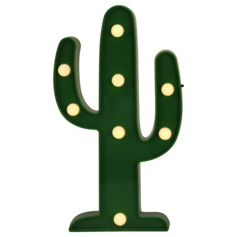 Zelená světelná dekorace Opjet Paris Cactus - Bonami.cz