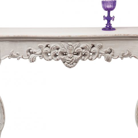 Konzolový stolek Ornament - šedý - KARE