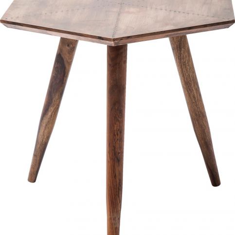 Odkládací stolek Tangram Copper 50x50 cm - KARE