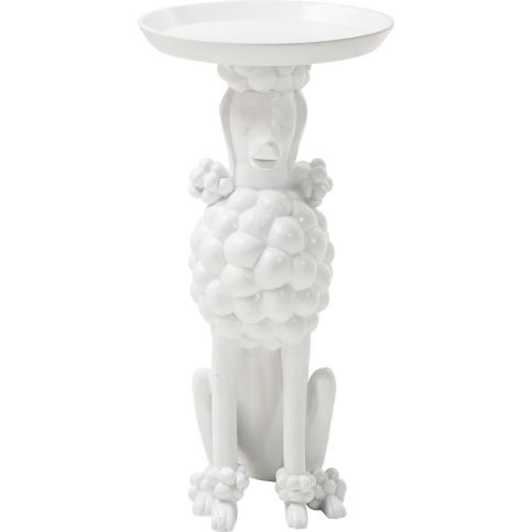 Odkládací stolek Pudel - bílý - KARE