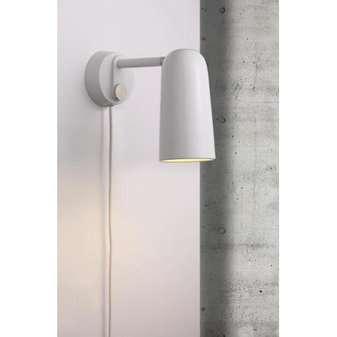 Nástěnná stmívatelná lampa Tippy - bílá - Nábytek aldo - NE