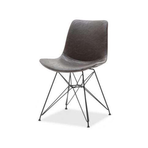 design4life Jídelní židle BOCO vintage hnědá - Design4life