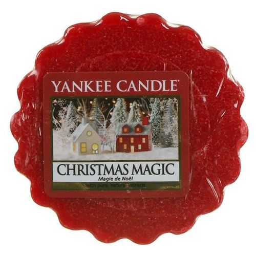 Yankee Candle červený vonný vosk do aroma lampy Christmas Magic - Different.cz