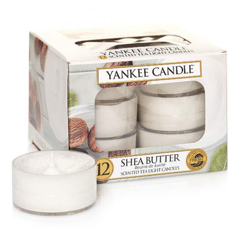 Yankee Candle vonné čajové svíčky Shea Butter  - Different.cz
