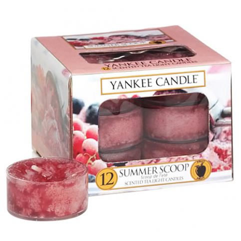Svíčky čajové Yankee Candle Kopeček letní zmrzliny, 12 ks - M DUM.cz