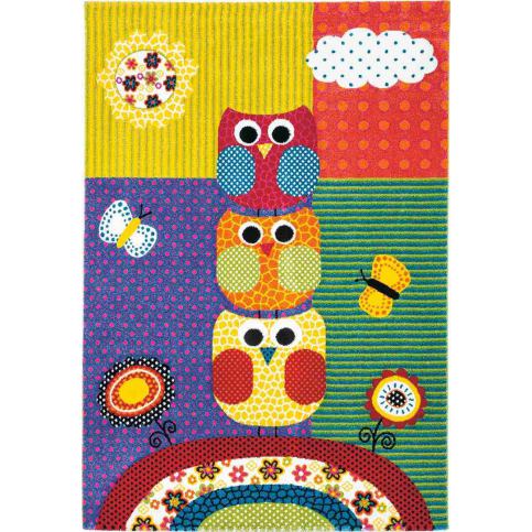 Dětský koberec Sovičky color 633/110 - 160 x 230 cm - Nábytek Harmonia s.r.o.