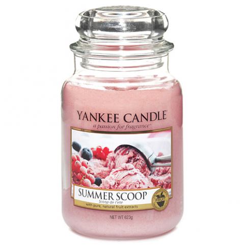 Svíčka ve skleněné dóze Yankee Candle Kopeček letní zmrzliny, 623 g NW169597 - Veselá Žena.cz