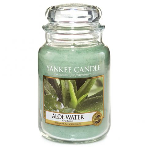 Svíčka ve skleněné dóze Yankee Candle Voda s Aloe, 623 g - M DUM.cz