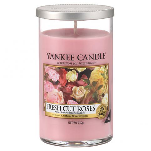 Yankee Candle svíčka Čerstvě nařezané růže | 340g NW169772 - Veselá Žena.cz