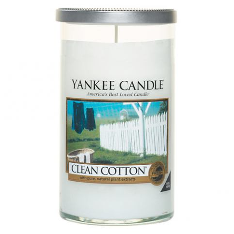 Yankee Candle svíčka Čistá bavlna | 340g NW169762 - Veselá Žena.cz