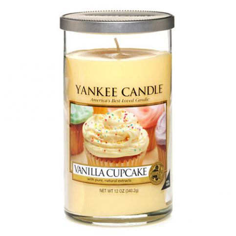 Svíčka ve skleněném válci Yankee Candle Vanilkový košíček, 340 g NW170066 - Veselá Žena.cz