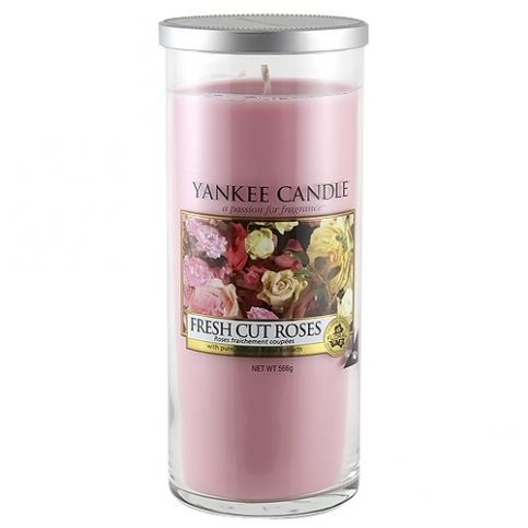 Yankee Candle svíčka Čerstvě nařezané růže | 566g NW169791 - Veselá Žena.cz