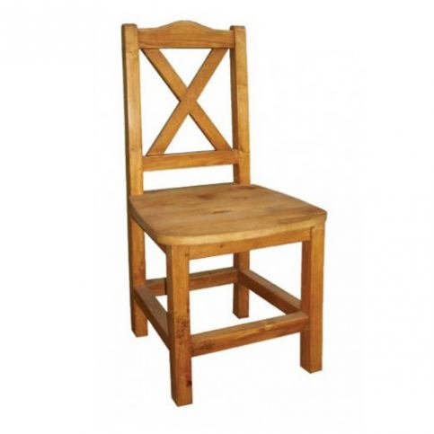 Jídelní židle masiv SIL 02 - výběr moření - K08 černá borovice - Nábytek Harmonia s.r.o.